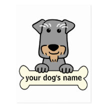 Personalized Miniature Schnauzer Post Cards
