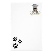 Personalized Miniature Schnauzer Customized Stationery
