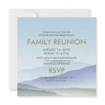 Personalized Misty Mountain Family Reunion Invites