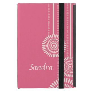 Personalized Modern Floral Pattern - Pink Covers For iPad Mini