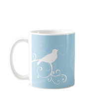PERSONALIZED MODERN MUG :: whimsicalbird 5