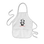 Personalized Mommy's Little Helper Panda Kid Apron