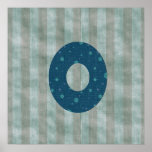 Personalized Monogram Art Letter O Print