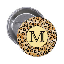 Personalized Monogram Leopard Print Pattern. Pins