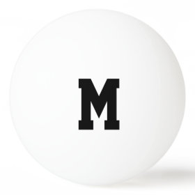 Personalized monogram ping pong balls ping pong ball