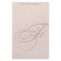 Personalized Monogram Stationery by farmer77 Personalized Monogram Stationery