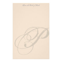 Personalized Monogram Stationery