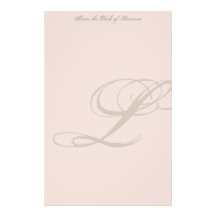 Personalized Monogram Stationery