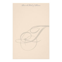 Personalized Monogram Stationery