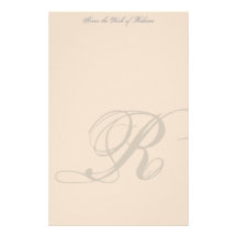Personalized Monogram Stationery