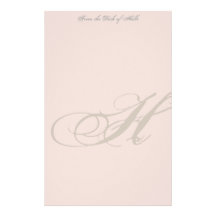 Personalized Monogram Stationery
