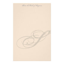 Personalized Monogram Stationery