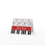 Personalized Music Note Piano Note Cards