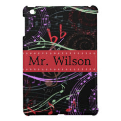 Personalized Musical Note iPad Mini Case