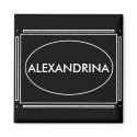 Personalized Name Art Deco Gift Magnet