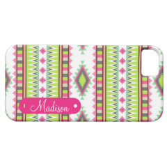 Personalized Name Aztec Andes Tribal Mountains iPhone 5 Cover
