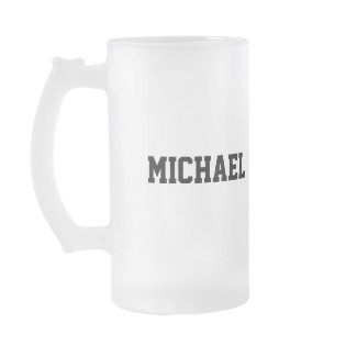 Personalized name bachelor beer stein sport mug