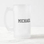 Personalized name bachelor beer stein sport mug