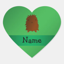 Personalized name bigfoot - sasquatch green sticker
