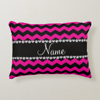 Hot Pink And Black Pillows - Decorative & Throw Pillows Zazzle