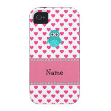 Personalized name cute owl iPhone 4/4S case