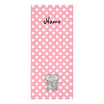 Personalized name elephant gifts custom rack cards
