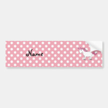 Personalized name horse bumper sticker