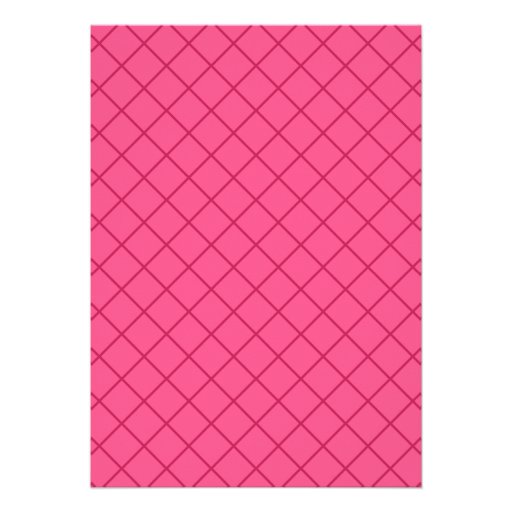 Personalized name killer whale pink grid pattern invitations