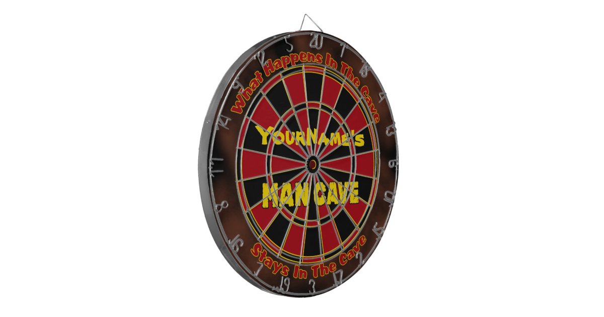 Personalized Name Man Cave Dartboard Zazzle