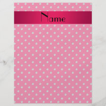 Personalized name pink diamonds custom flyer