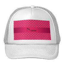 Personalized name pink diamonds hat