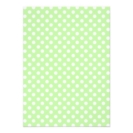Personalized name pink penguin green polka dots announcements