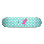 Personalized name unicorn skateboard
