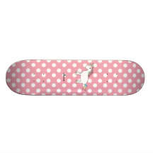 Personalized name unicorn skateboard deck