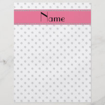 Personalized name white diamonds flyer
