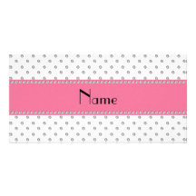 Personalized name white diamonds personalized photo card