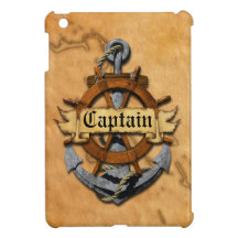 Personalized Nautical Anchor And Wheel iPad Mini Cover