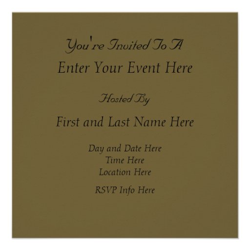 Personalized New Year's Day Party Invitation
