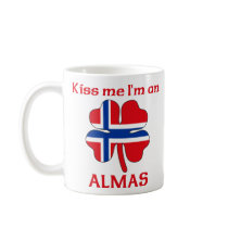 Personalized Norwegian Kiss Me I'm Almas mugs by KissMeTshirts Personalized Norwegian Kiss Me I'm Almas mugs