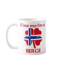 Personalized Norwegian Kiss Me I'm Berge Coffee Mug