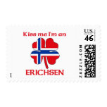 Personalized Norwegian Kiss Me I'm Erichsen Postage