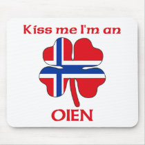Personalized Norwegian Kiss Me I'm Oien mousepads by KissMeTshirts Personalized Norwegian Kiss Me I'm Oien mousepads