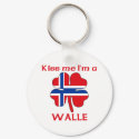 Personalized Norwegian Kiss Me I'm Walle keychains by KissMeTshirts Personalized Norwegian Kiss Me I'm Walle keychains