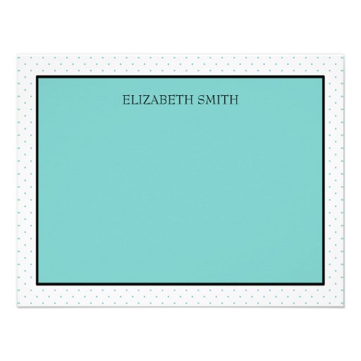 Personalized Note Cards | Tiffany Dots