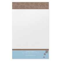 PERSONALIZED NOTEPAPER :: falling leaves 4 stationery