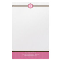 PERSONALIZED NOTEPAPER :: stripedstitch 3 stationery