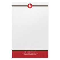 PERSONALIZED NOTEPAPER :: stripedstitch 5 stationery