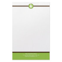PERSONALIZED NOTEPAPER :: stripedstitch 6 stationery