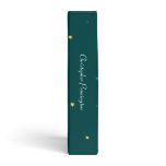 Personalized outer space astronaut binder
