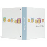 Personalized Owl Binder